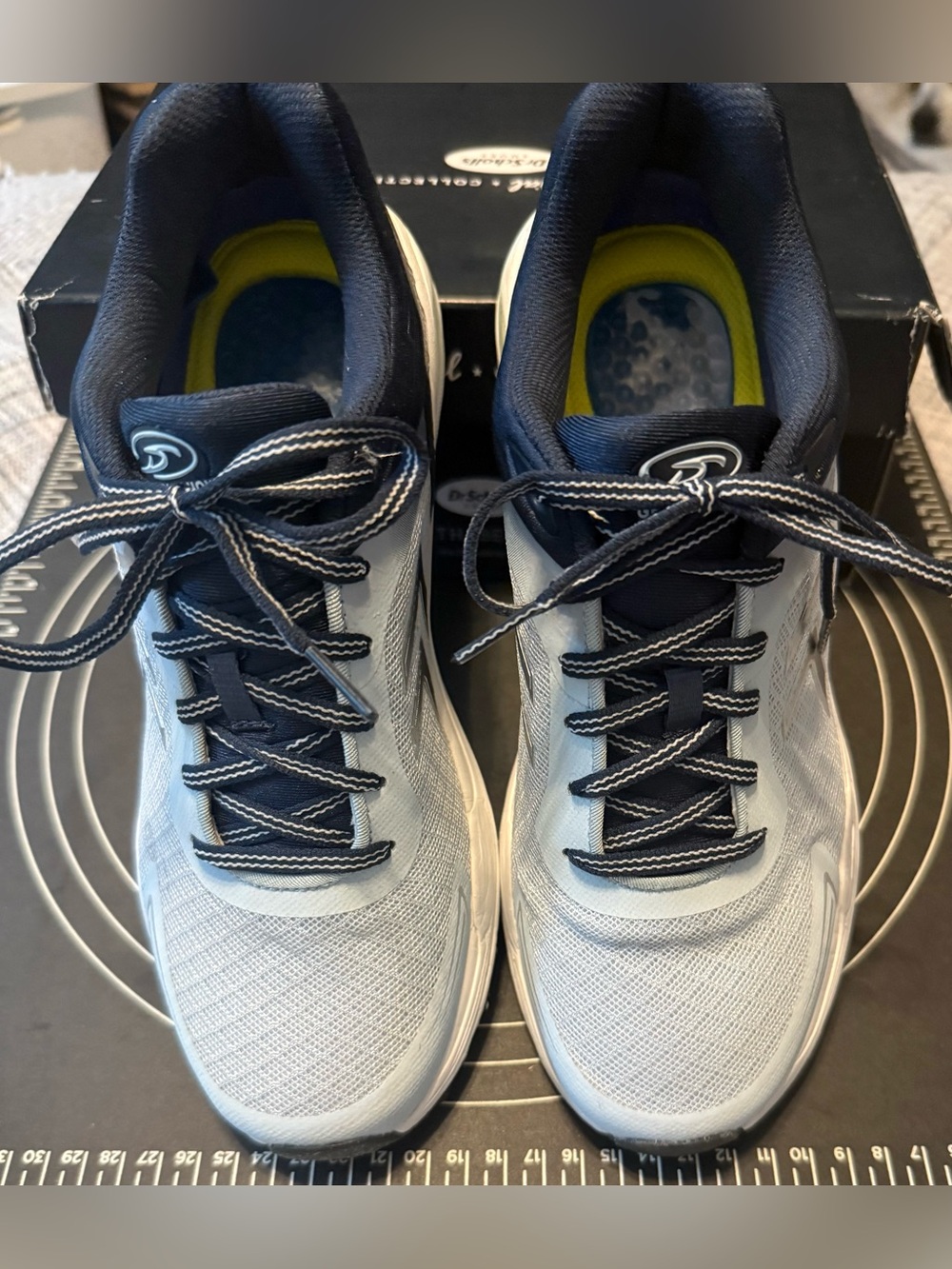 Dr. Scholl's Women’s Navy and Light Gray Athletic Sneakers